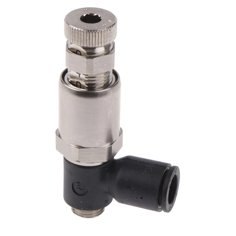 Legris Pneumatic Pressure Regulator 16 bar Maximum Operating Pressure Threaded Inlet, Tube Outlet Nickel Plated 7300 08 10