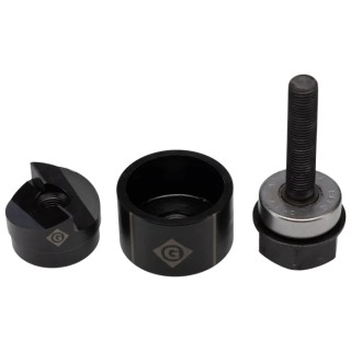 Greenlee Slug-Buster Punch & Die Set 0.492 to 2.520 Inch Round Hole Size, Hand Operation 50365088
