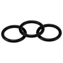 RS PRO Nitrile Rubber (NBR) Imperial O-Ring 0.875 in Inside Diameter, 1.13 in Outside Diameter, Shore 70 Hardness 689-732