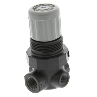 Norgren 1/4 in Threaded Pneumatic Pressure Relief Valve Zinc Alloy Body 0.3 to 9 Bar Operating Pressure NorgrenV07