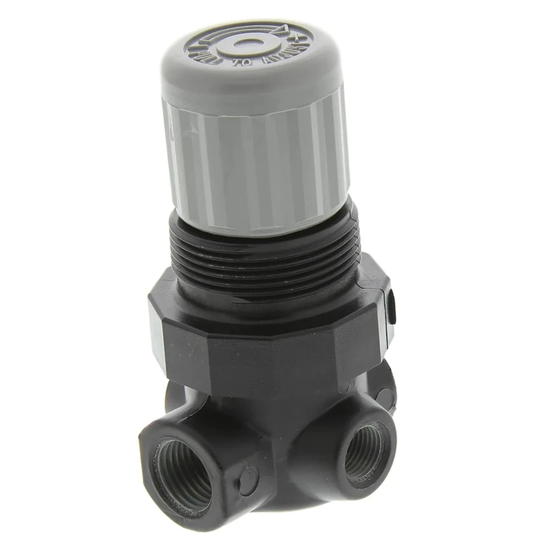 Norgren 1/4 in Threaded Pneumatic Pressure Relief Valve Zinc Alloy Body 0.3 to 9 Bar Operating Pressure NorgrenV07
