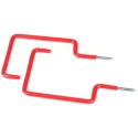 RS PRO Steel PVC Coated Screw Hook 188 mm 108 mm Width 397-4881