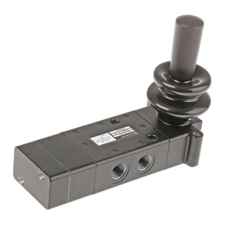 Norgren Lever Pneumatic Manual Control Valve X30 Series, G 1/4 Port, 10 Bar Max Pressure, Zinc Alloy Body X3363802