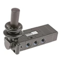 Norgren Lever Pneumatic Manual Control Valve X30 Series, G 1/4 Port, 10 Bar Max Pressure, Zinc Alloy Body X3363802