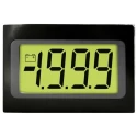 Lascar SP400 Series Digital Voltmeter DC, LCD Display 3.5-Digits ±1 % Accuracy, 21.3 mm Cutout Height, 34 mm Cutout SP 400