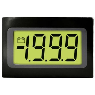 Lascar SP400 Series Digital Voltmeter DC, LCD Display 3.5-Digits ±1 % Accuracy, 21.3 mm Cutout Height, 34 mm Cutout SP 400