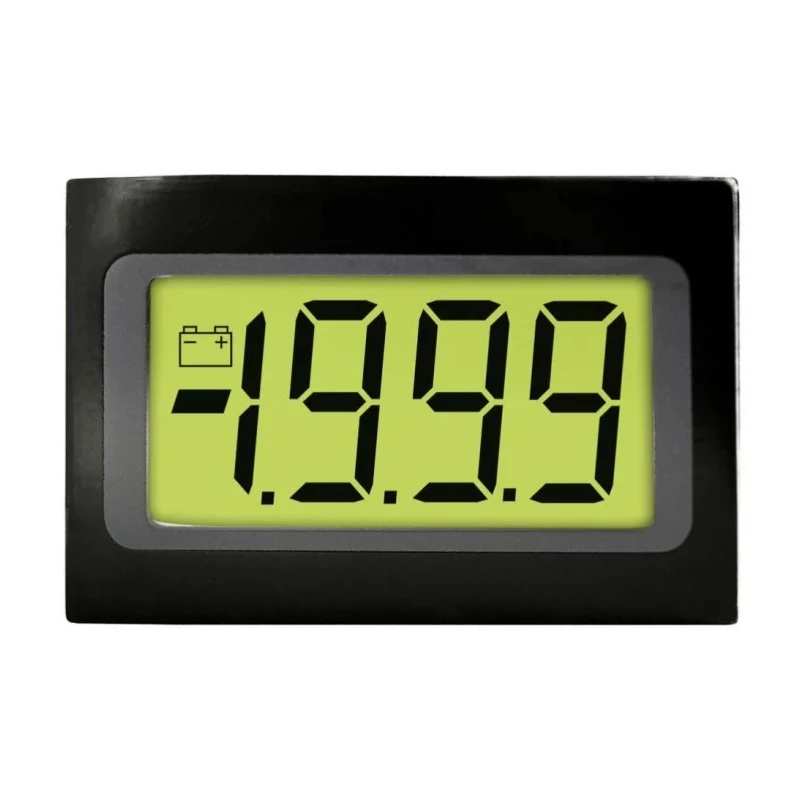 Lascar SP400 Series Digital Voltmeter DC, LCD Display 3.5-Digits ±1 % Accuracy, 21.3 mm Cutout Height, 34 mm Cutout SP 400