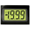Lascar SP400 Series Digital Voltmeter DC, LCD Display 3.5-Digits ±1 % Accuracy, 21.3 mm Cutout Height, 34 mm Cutout SP 400
