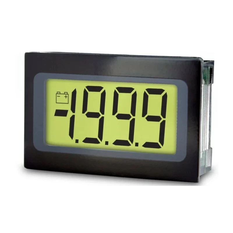 Lascar SP400 Series Digital Voltmeter DC, LCD Display 3.5-Digits ±1 % Accuracy, 21.3 mm Cutout Height, 34 mm Cutout SP 400