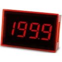 Lascar SP Series Digital Voltmeter DC LED Display 3.5-Digits ±1 % Accuracy 21.3 mm Cutout Height 34 mm Cutout Width SP 100