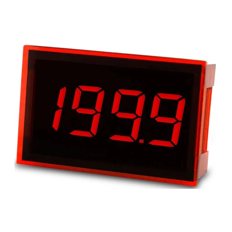 Lascar SP Series Digital Voltmeter DC LED Display 3.5-Digits ±1 % Accuracy 21.3 mm Cutout Height 34 mm Cutout Width SP 100