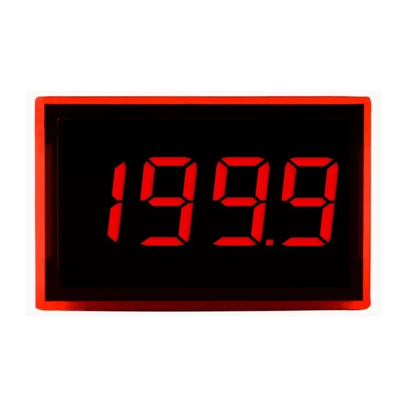 Lascar Digital Voltmeter DC, LED Display 3.5-Digits ±1 %, Digit Height 9.4mm, Cutout 21.3x34mm SP 300