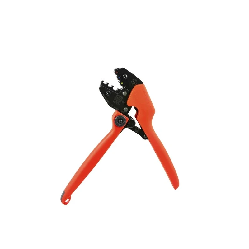 RS PRO Crimp Tool for Insulated Terminals Red, Yellow, Blue 256mm Adjustable Ratchet DIN Standard 399-2025
