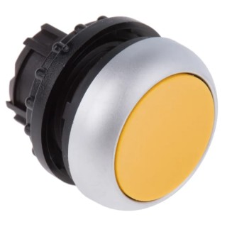 Eaton RMQ Titan M22 Series Yellow Momentary Push Button Head 22 mm Cutout IP69K 78635770 M22-D-Y+M22-A