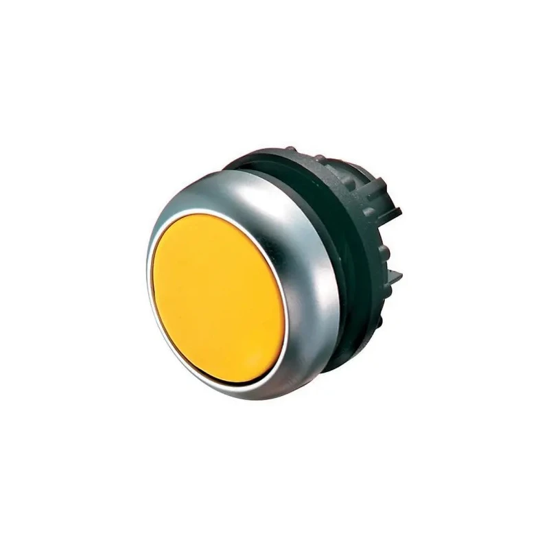 Eaton RMQ Titan M22 Series Yellow Momentary Push Button Head 22 mm Cutout IP69K 78635770 M22-D-Y+M22-A