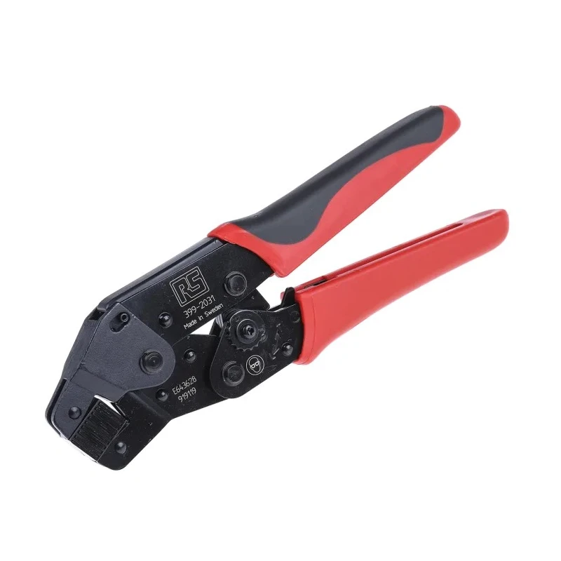 RS PRO Durable Hand Operated Ratchet Crimp Tool for Wire End Sleeves 0.5-6 mm², 197mm Length 399-2031