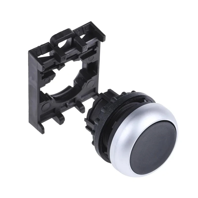 Eaton RMQ Titan M22 Series Black Momentary Push Button Head 22 mm Cutout IP69K 78635764 M22-D-S+M22-A