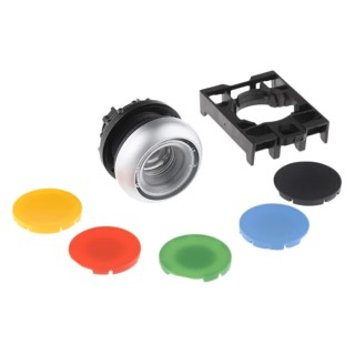 Eaton RMQ Titan M22 Series Silver Momentary Push Button Head 22 mm Cutout IP69K 78635763 M22-D-X+M22-A+M22XD-S/R/G/Y/B