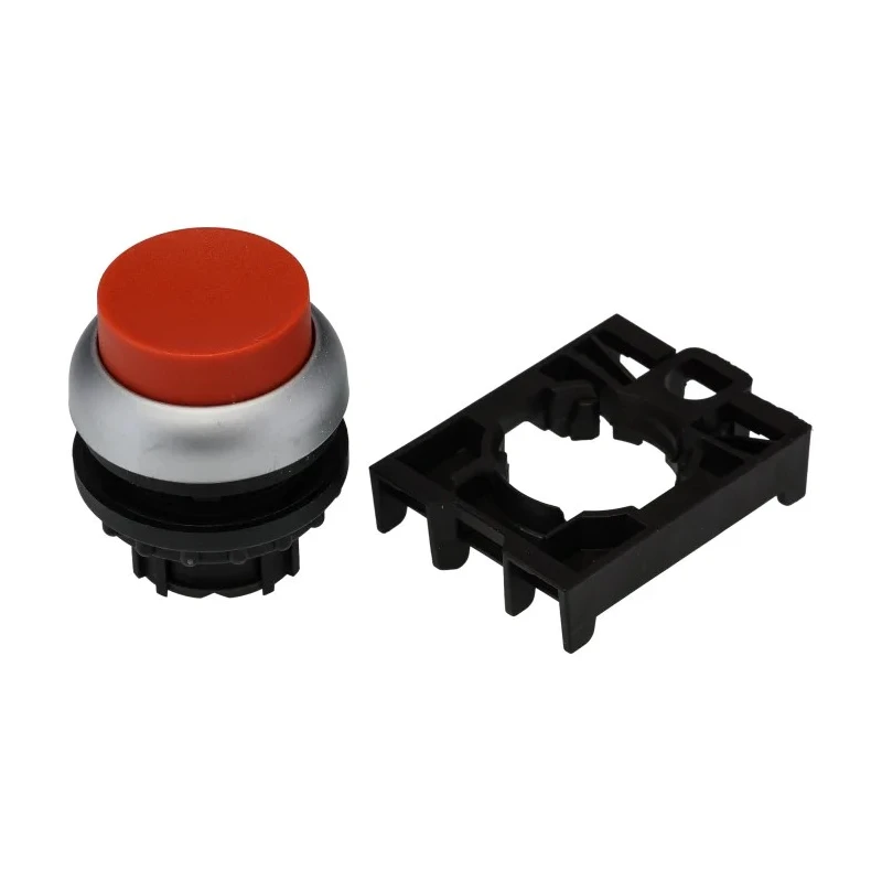 Eaton RMQ Titan M22 Series Red Momentary Push Button Head 22 mm Cutout Diameter IP69K 78635791 M22-DH-R+M22-A