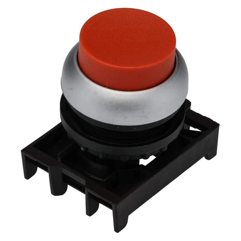 Eaton RMQ Titan M22 Series Red Momentary Push Button Head 22 mm Cutout Diameter IP69K 78635791 M22-DH-R+M22-A