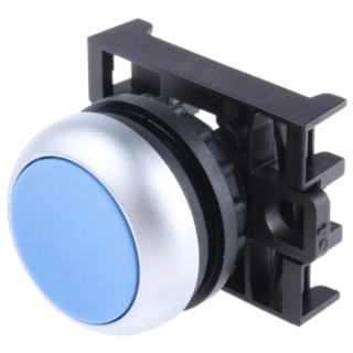 Eaton RMQ Titan M22 Series Blue Momentary Push Button Head 22 mm Cutout IP69K 78635771 M22-D-B+M22-A
