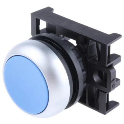 Eaton RMQ Titan M22 Series Blue Momentary Push Button Head 22 mm Cutout IP69K 78635771 M22-D-B+M22-A
