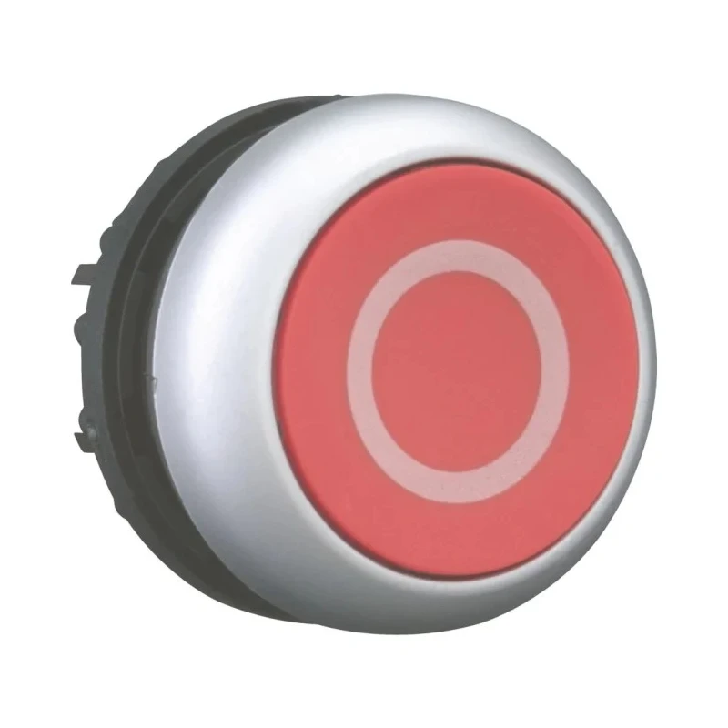 Eaton RMQ Titan M22 Series Red Momentary Push Button Head 22 mm Cutout Diameter IP69K 78635773 M22-D-R-X0+M22-A