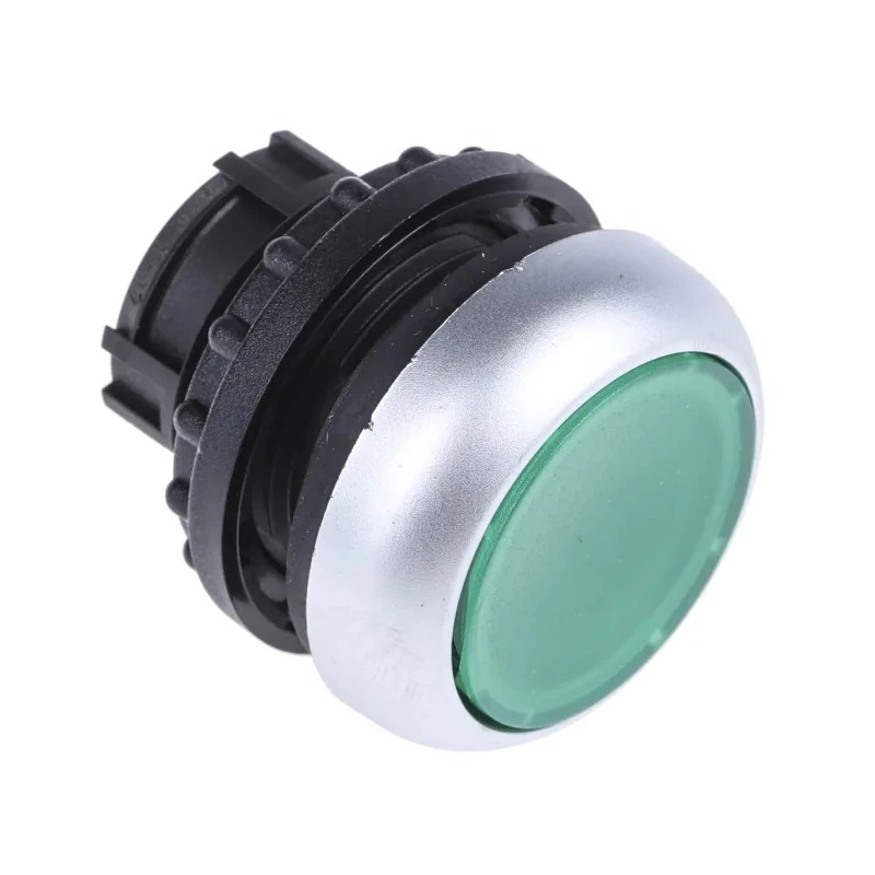 Eaton RMQ Titan M22 Series Green Momentary Push Button Head 22 mm Cutout Diameter IP69K 78635803 M22-DL-G+M22-A