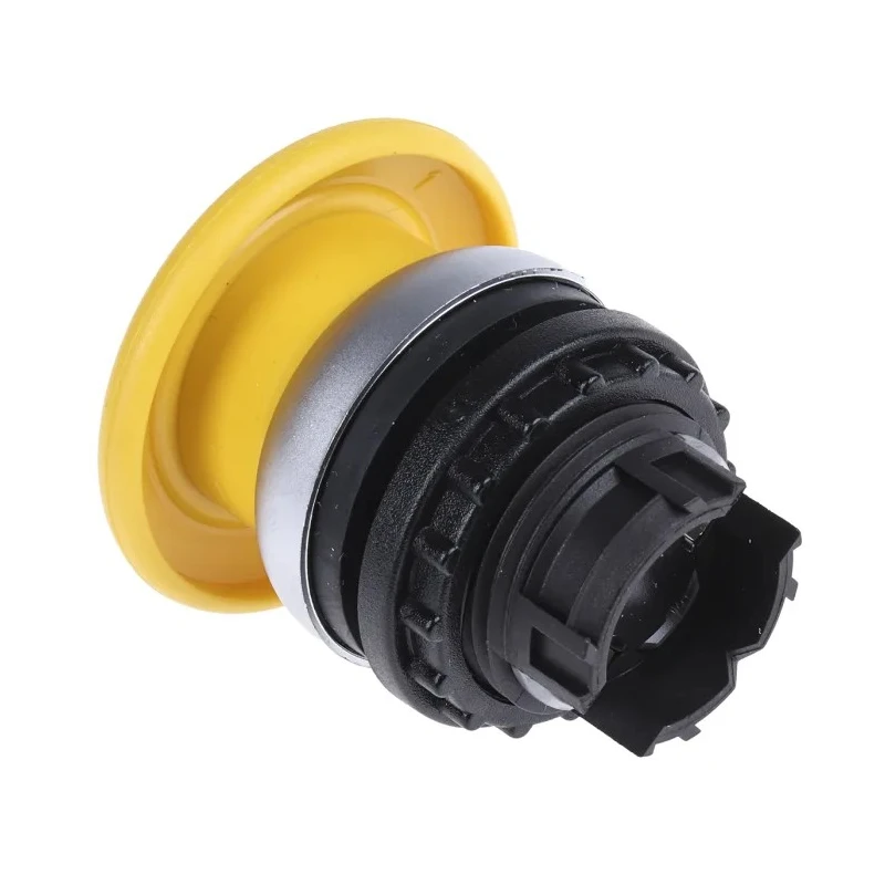 Eaton RMQ Titan M22 Series Yellow Momentary Push Button Head 22 mm Cutout IP66 IP67 IP69 78635836 M22-DP-Y+M22-A