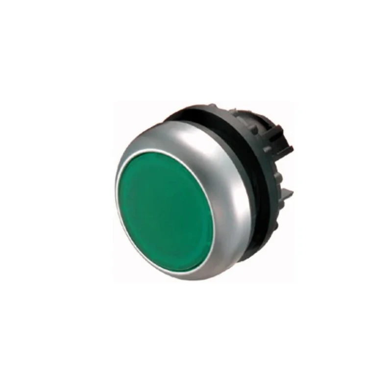 Eaton RMQ Titan M22 Series Green Momentary Push Button Head 22 mm Cutout Diameter IP69K 78635803 M22-DL-G+M22-A