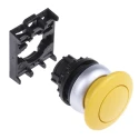 Eaton RMQ Titan M22 Series Yellow Momentary Push Button Head 22 mm Cutout IP66 IP67 IP69 78635836 M22-DP-Y+M22-A