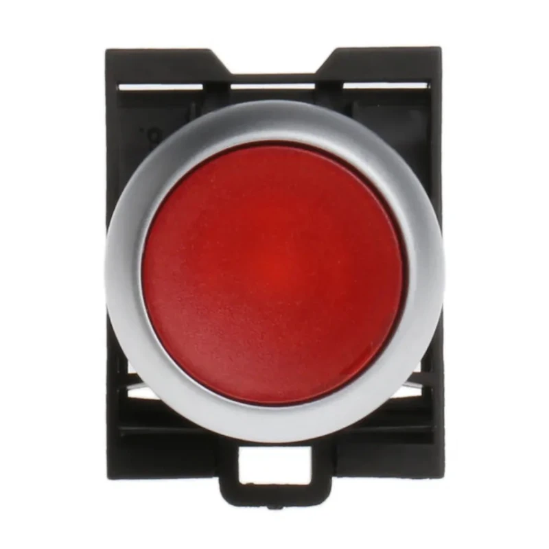 Eaton RMQ Titan M22 Series Red Momentary Push Button Head 22 mm Cutout IP69K 78635802 M22-DL-R+M22-A