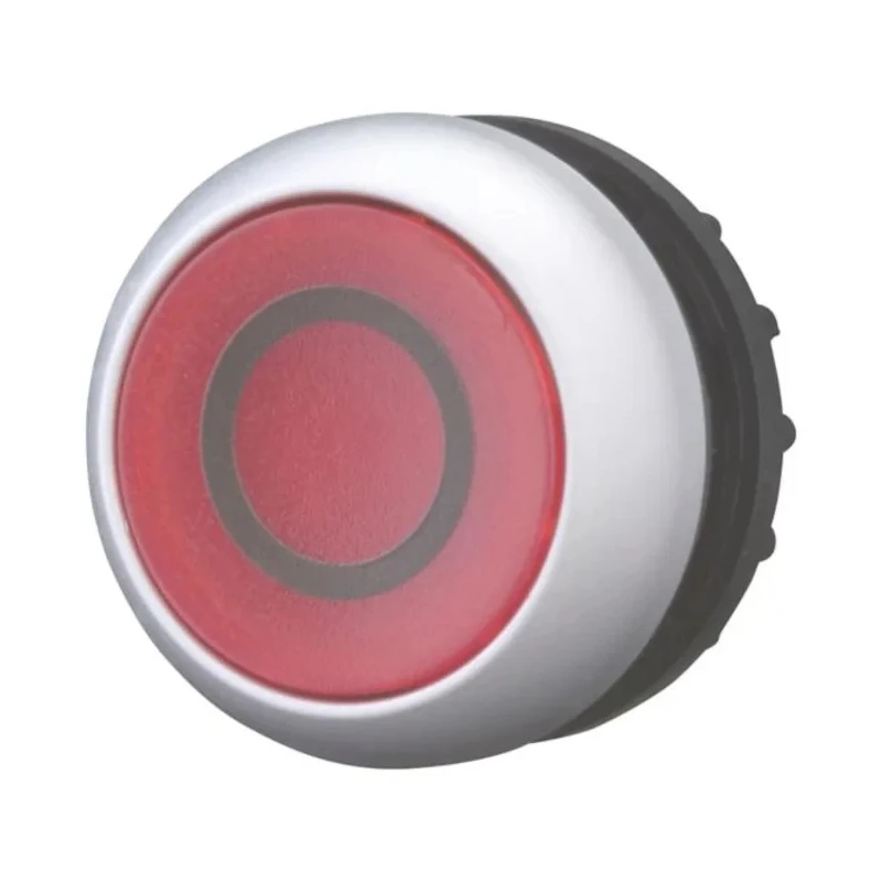 Eaton RMQ Titan M22 Series Red Momentary Push Button Head 22 mm Cutout IP69K 78635802 M22-DL-R+M22-A