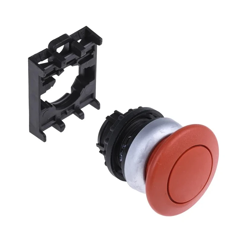 Eaton RMQ Titan M22 Series Red Maintained Push Button Head 22 mm Cutout IP69K 78635843 M22-DRP-R+M22-A
