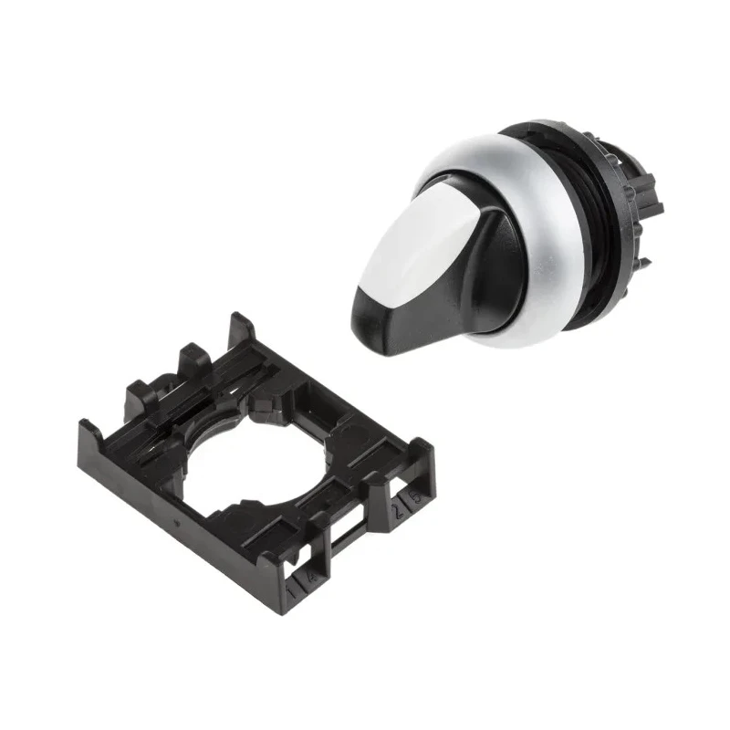 Eaton RMQ-Titan Series 3 Position Selector Switch Head, 22 mm Cutout, Black Handle, IP66 78635855 M22-WRK3+M22-A