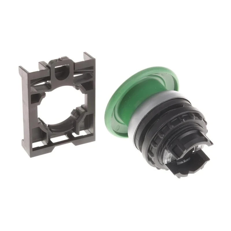 Eaton RMQ Titan M22 Series Green Maintained Push Button Head 22 mm Cutout IP69K 78635844 M22-DRP-G+M22-A