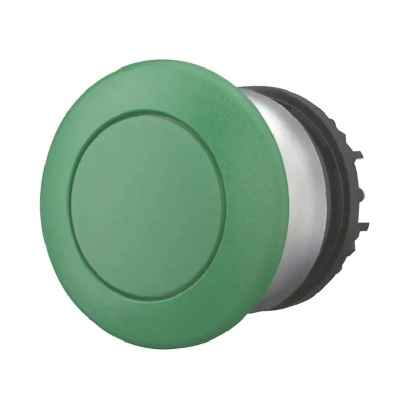 Eaton RMQ Titan M22 Series Green Maintained Push Button Head 22 mm Cutout IP69K 78635844 M22-DRP-G+M22-A