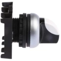 Eaton RMQ-Titan Series 2 Position Selector Switch Head, 22 mm Cutout, Black Handle, IP66 78635851 M22-WRK+M22-A