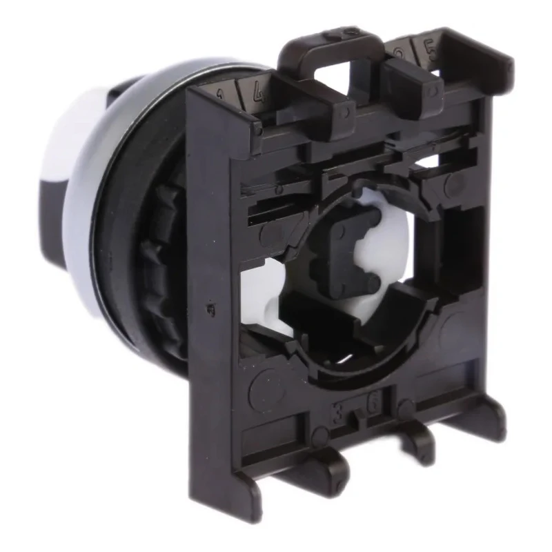 Eaton RMQ-Titan Series 2 Position Selector Switch Head, 22 mm Cutout, Black Handle, IP66 78635851 M22-WRK+M22-A