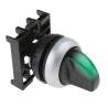 Eaton RMQ-Titan Series 2 Position Illuminated Selector Switch Head 22 mm Cutout Green Handle IP66 78635875 M22-WRLK-G+M22-A