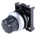 Moeller RMQ-Titan Series 3 Position Selector Switch Head, 22 mm Cutout, IP66 78635853 M22-WR3+M22-A