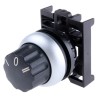 Moeller RMQ-Titan Series 3 Position Selector Switch Head, 22 mm Cutout, IP66 78635853 M22-WR3+M22-A