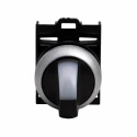 Eaton RMQ-Titan Series 2 Position Illuminated Selector Switch Head 22 mm Cutout White Handle IP66 78635877 M22-WRLK-W+M22-A