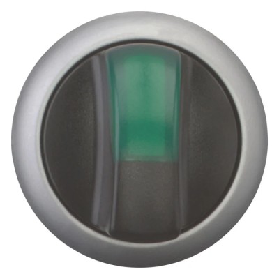 Eaton RMQ-Titan Series 3 Position Illuminated Selector Switch Head 22 mm Cutout Green Handle IP66 78635885 M22-WRLK3-G+M22-A