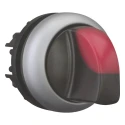 Eaton RMQ-Titan Series 3 Position Illuminated Selector Switch Head, 22 mm Cutout, Red Handle, IP66 78635886 M22-WRLK3-R+M22-A