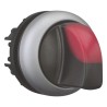 Eaton RMQ-Titan Series 3 Position Illuminated Selector Switch Head, 22 mm Cutout, Red Handle, IP66 78635886 M22-WRLK3-R+M22-A