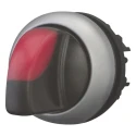 Eaton RMQ-Titan Series 3 Position Illuminated Selector Switch Head, 22 mm Cutout, Red Handle, IP66 78635886 M22-WRLK3-R+M22-A