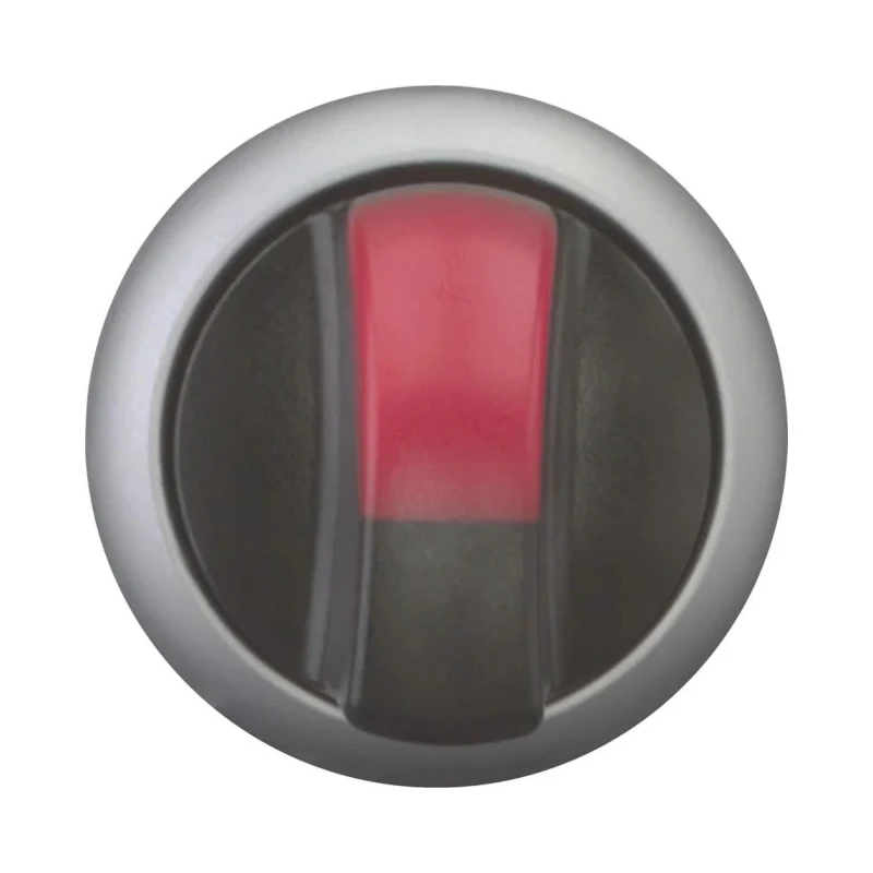 Eaton RMQ-Titan Series 3 Position Illuminated Selector Switch Head, 22 mm Cutout, Red Handle, IP66 78635886 M22-WRLK3-R+M22-A