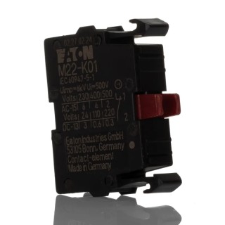 Eaton Contact Block for Use with NZM1(-4), PN1(-4), N(S)1(-4) Series 500 V AC, 6A, 1 NC Configuration NZM1