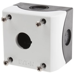 Eaton Grey Plastic M22 Control Station Enclosure 1 Hole 22 mm Diameter 70010885 RS-M22-I1-M1